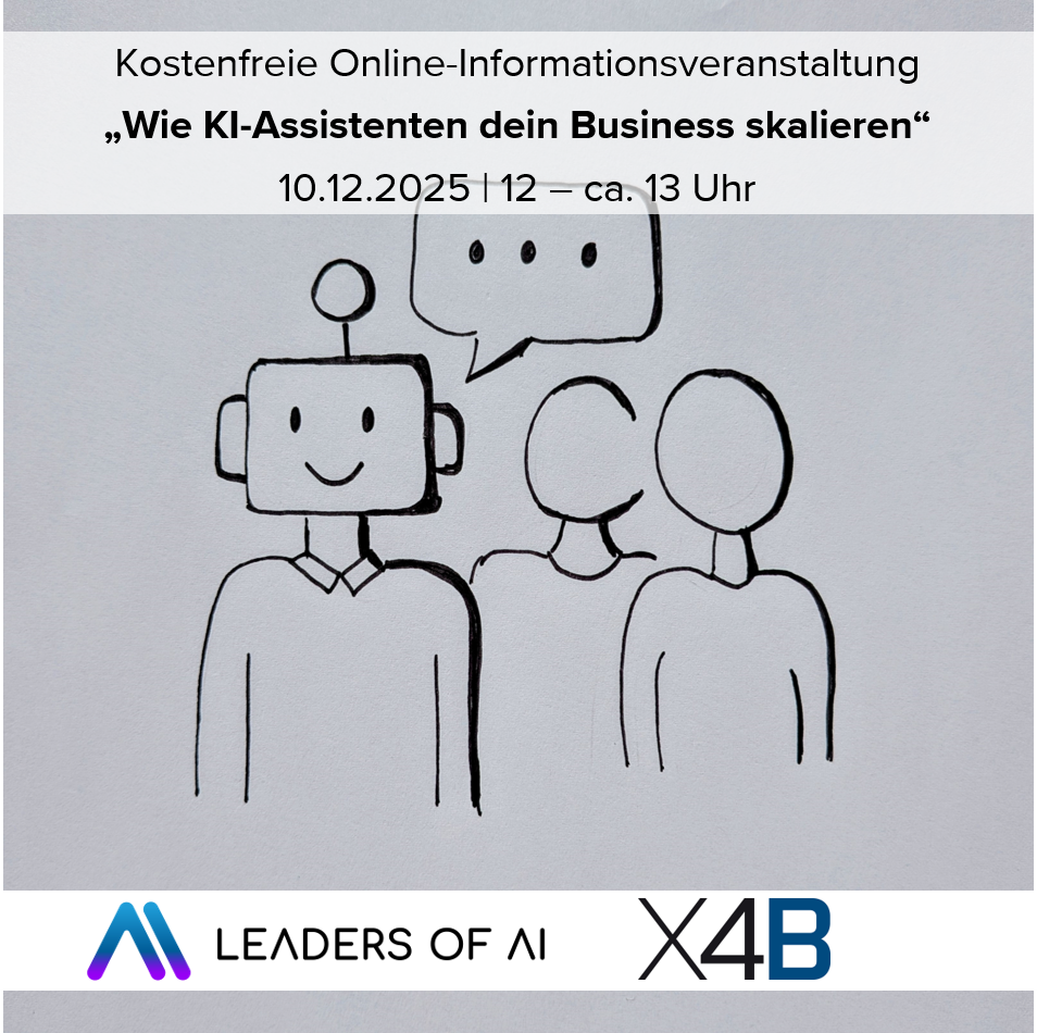 Zeichnung von einer KI-Assistenz